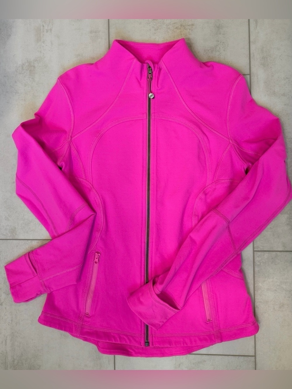 Lululemon Athletica Define Hot Pink Full-Zip Jacket